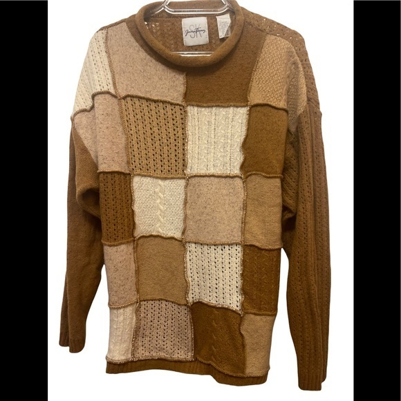 Jessica Tierney Color Blocked Sweater Size Large - Picture 1 of 6